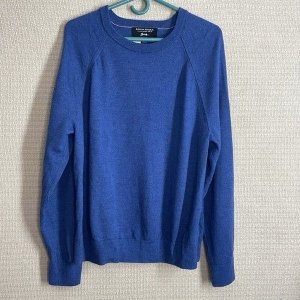 NWOT‎ Banana Republic Baruffa Italian Merino Wool CrewNeck Sweater Men Size XL